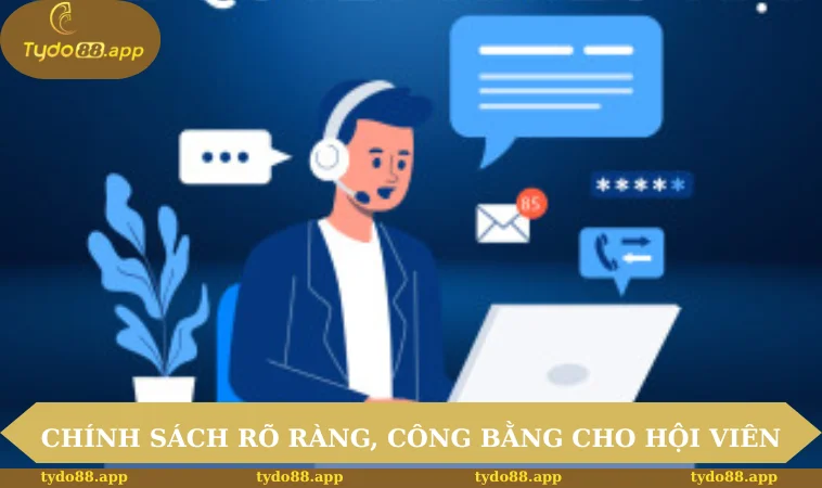 Khuyến mãi TYDO88 2 Chính sách rõ ràng, công bằng cho hội viên