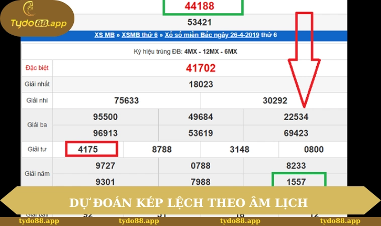 Đề Kép Lệch Là Gì? Hướng Dẫn Cách Thức Bắt Cầu Chuẩn Xác 2 Dự đoán kép lệch theo âm lịch
