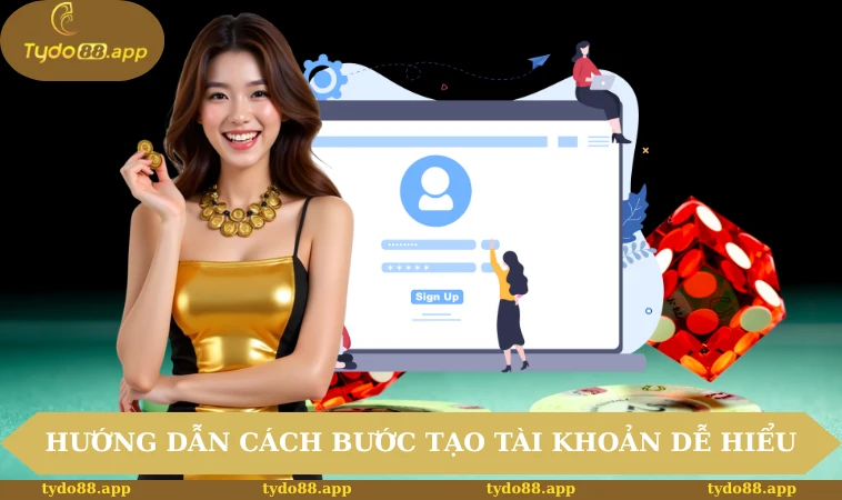 Đăng ký TYDO88 2 Hướng dẫn cách bước tạo tài khoản dễ hiểu