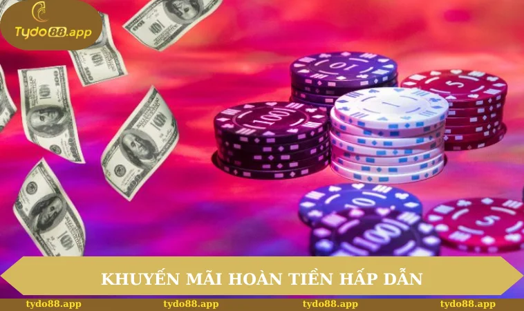 Khuyến mãi TYDO88 1 Khuyến mãi hoàn tiền hấp dẫn