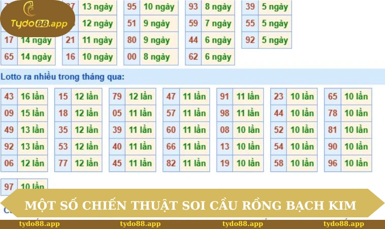 Soi Cầu Rồng Bạch Kim Từ Chuyên Gia Chi Tiết, Hiệu Quả 3 Một số chiến thuật soi cầu Rồng Bạch Kim