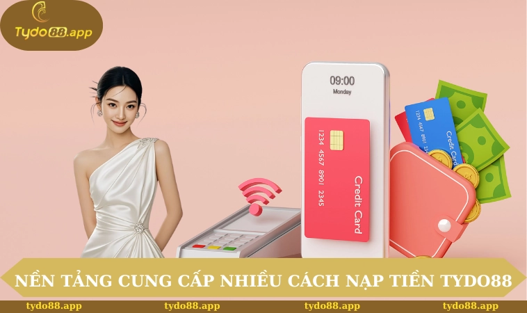 Nền tảng cung cấp nhiều cách nạp tiền TYDO88