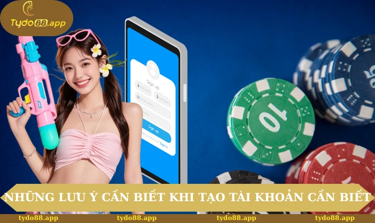 Đăng ký TYDO88 3 Những lưu ý cần biết khi tạo tài khoản cần biết