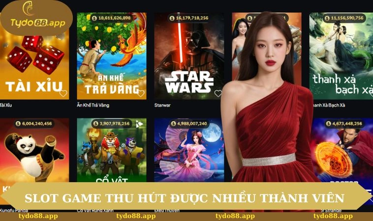 TYDO88 29 Slot game thu hút được nhiều thành viên
